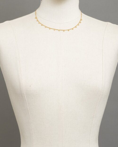 COLLANA DORATA CON PENDENTI