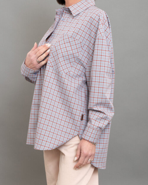CAMICIA OVER CHECK