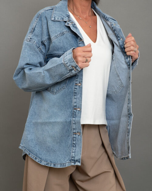 GIACCA CAMICIA DENIM