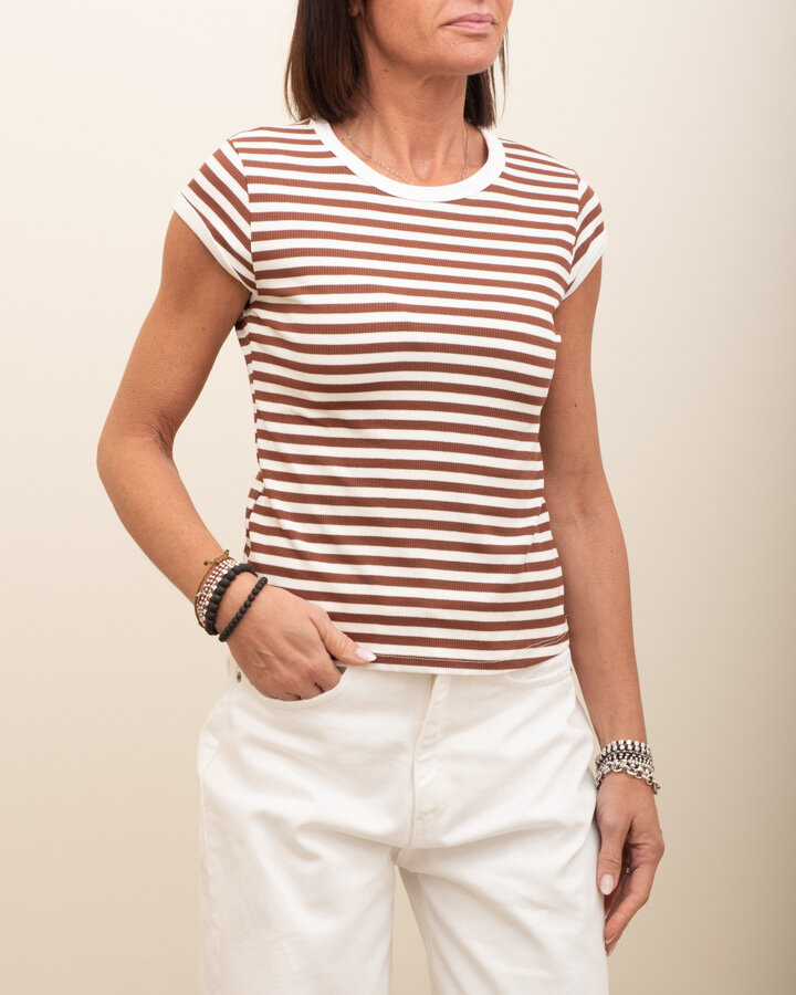 T-SHIRT COSTINA RIGATA