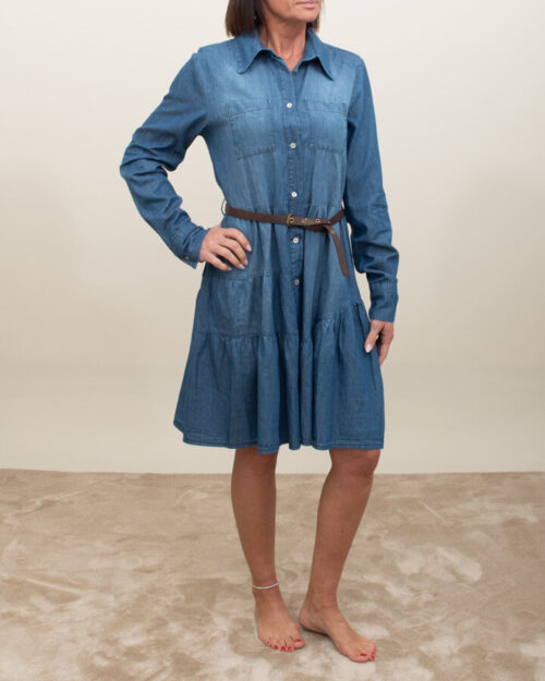 ABITO MIDI CON BALZE